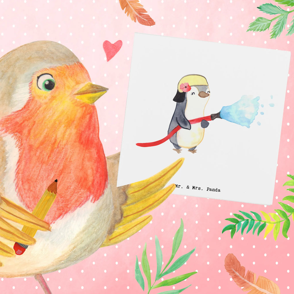 Deluxe Card Firewoman Heart Glückwunschkarte, Grußkarte, Geburtstagskarte, Hochwertige Grußkarte, Hochwertige Klappkarte, Hochzeitskarte, Einladungskarte, Klappkarte, Karte, Beruf, Ausbildung, Jubiläum, Abschied, Rente, Kollege, Kollegin, Geschenk, Schenken, Arbeitskollege, Mitarbeiter, Firma, Danke, Dankeschön, freiwillige Feuerwehr, Feuerwehr, Brandschutz, Feuerwehrhauptfrau, Feuerwehrfrau