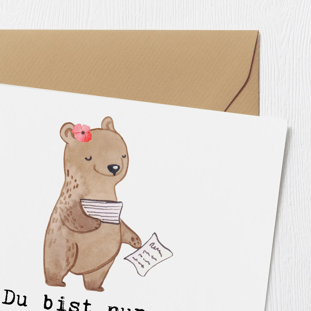 Deluxe Card Bookkeeper Heart Hochzeitskarte, Karte, Grußkarte, Klappkarte, Einladungskarte, Glückwunschkarte, Geburtstagskarte, Hochwertige Klappkarte, Hochwertige Grußkarte, Beruf, Ausbildung, Jubiläum, Abschied, Rente, Kollege, Kollegin, Geschenk, Schenken, Arbeitskollege, Mitarbeiter, Firma, Danke, Dankeschön, in Bürojob, Backoffice Mitarbeiterin, Buchhalter, Angestellte