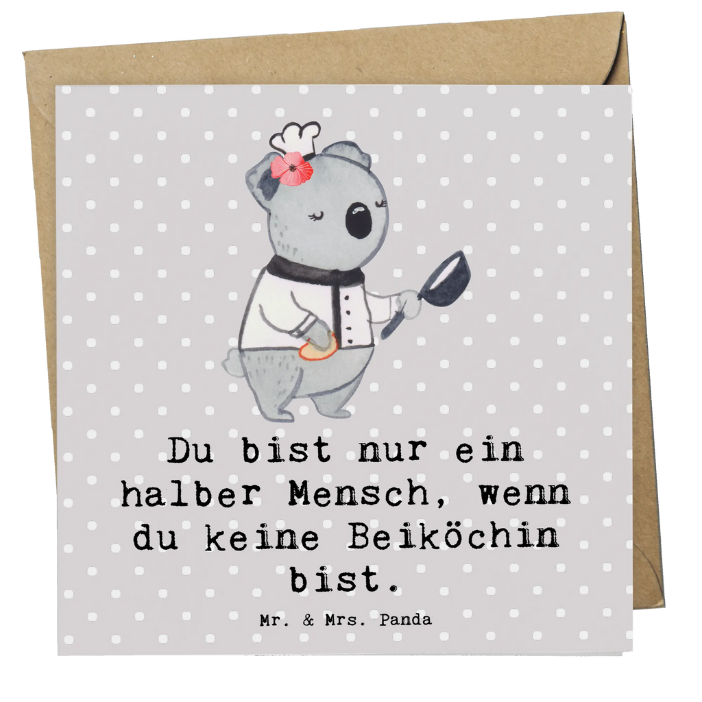 Deluxe Karte Beiköchin Herz Grußkarte, Geburtstagskarte, Einladungskarte, Hochwertige Grußkarte, Karte, Hochwertige Klappkarte, Glückwunschkarte, Hochzeitskarte, Klappkarte, Beruf, Ausbildung, Jubiläum, Abschied, Rente, Kollege, Kollegin, Geschenk, Schenken, Arbeitskollege, Mitarbeiter, Firma, Danke, Dankeschön, Spülhilfe, Restaurant, Jungkoch, Köchin, Küchenhilfe, Gastronomie, Beiköchin, Hilfsköchin