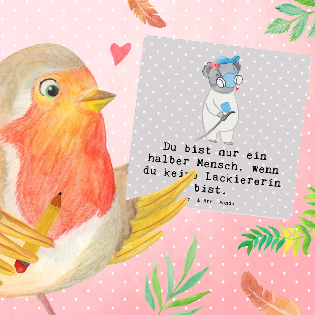 Deluxe Karte Lackiererin Herz Geburtstagskarte, Hochzeitskarte, Karte, Grußkarte, Klappkarte, Glückwunschkarte, Hochwertige Grußkarte, Einladungskarte, Hochwertige Klappkarte, Beruf, Ausbildung, Jubiläum, Abschied, Rente, Kollege, Kollegin, Geschenk, Schenken, Arbeitskollege, Mitarbeiter, Firma, Danke, Dankeschön, Gesellenprüfung, Lackierermeisterin, Lackiererin, Werkstatt Lackiererin