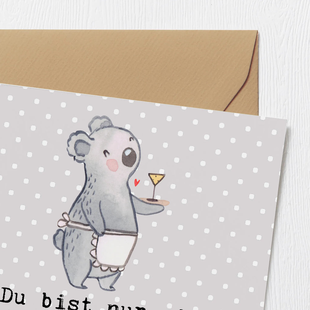 Deluxe Karte Kellnerin Herz Karte, Hochzeitskarte, Geburtstagskarte, Hochwertige Klappkarte, Glückwunschkarte, Grußkarte, Einladungskarte, Hochwertige Grußkarte, Klappkarte, Beruf, Ausbildung, Jubiläum, Abschied, Rente, Kollege, Kollegin, Geschenk, Schenken, Arbeitskollege, Mitarbeiter, Firma, Danke, Dankeschön, Restaurant, Kellnerin, Servicekraft