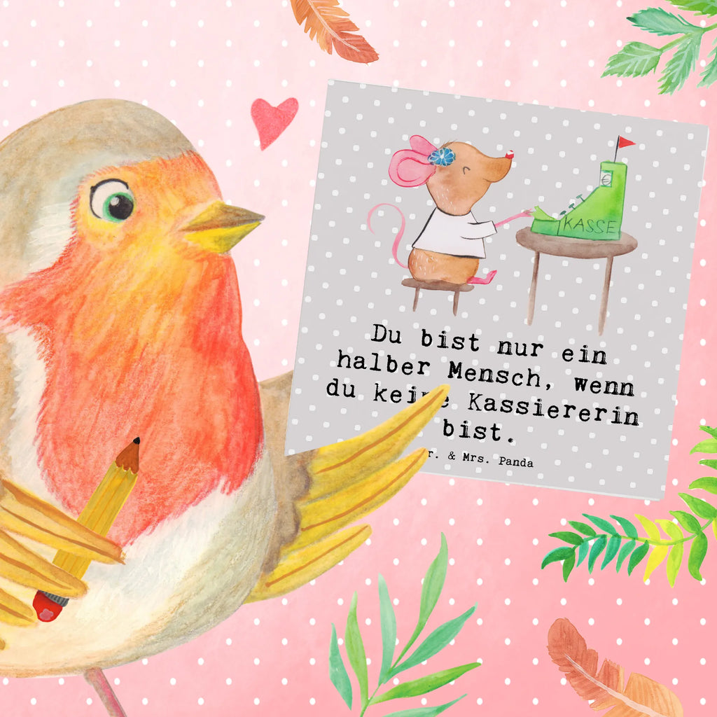 Deluxe Karte Kassiererin Herz Hochwertige Grußkarte, Hochwertige Klappkarte, Karte, Grußkarte, Geburtstagskarte, Glückwunschkarte, Hochzeitskarte, Klappkarte, Einladungskarte, Beruf, Ausbildung, Jubiläum, Abschied, Rente, Kollege, Kollegin, Geschenk, Schenken, Arbeitskollege, Mitarbeiter, Firma, Danke, Dankeschön, Mitarbeiterin Kasse, Kassiererin, Kassenwartin