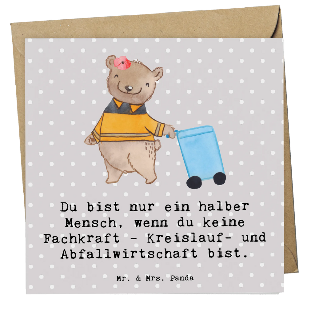 Deluxe Karte Fachkraft - Kreislauf- und Abfallwirtschaft Herz Hochzeitskarte, Hochwertige Grußkarte, Karte, Glückwunschkarte, Hochwertige Klappkarte, Grußkarte, Klappkarte, Einladungskarte, Geburtstagskarte, Beruf, Ausbildung, Jubiläum, Abschied, Rente, Kollege, Kollegin, Geschenk, Schenken, Arbeitskollege, Mitarbeiter, Firma, Danke, Dankeschön, Müllfahrer, Müllentsorger, Müllwerker, Fachkraft Kreislauf- und Abfallwirtschaft, Müllmann, Kehrichtmann