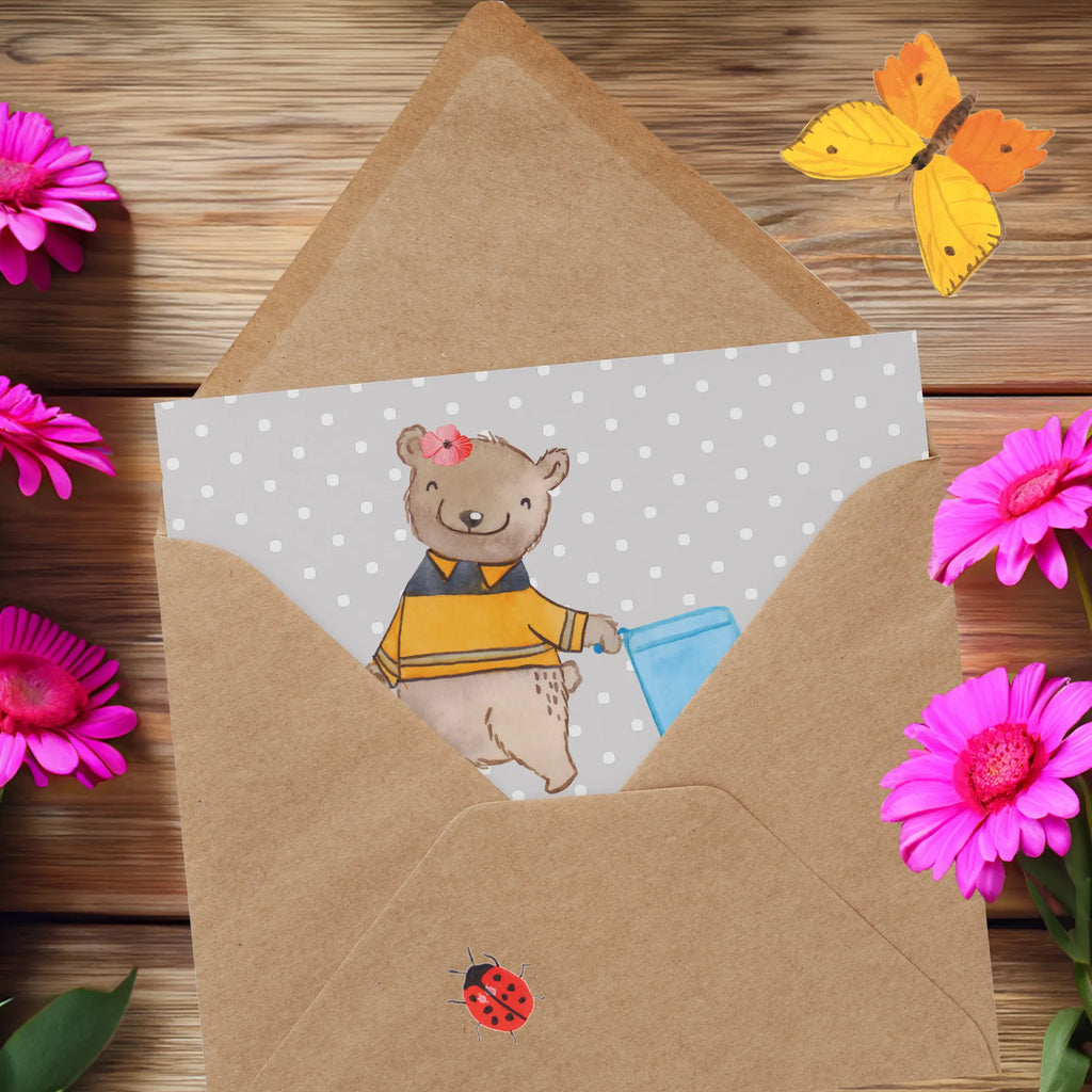 Deluxe Karte Müllwerkerin Herz Geburtstagskarte, Glückwunschkarte, Hochzeitskarte, Hochwertige Grußkarte, Hochwertige Klappkarte, Karte, Einladungskarte, Grußkarte, Klappkarte, Beruf, Ausbildung, Jubiläum, Abschied, Rente, Kollege, Kollegin, Geschenk, Schenken, Arbeitskollege, Mitarbeiter, Firma, Danke, Dankeschön, Müllentsorgerin, Kehrichtfrau, Müllfahreriin, Müllwerkerin, Müllfrau, Fachkraft Kreislauf- und Abfallwirtschaft