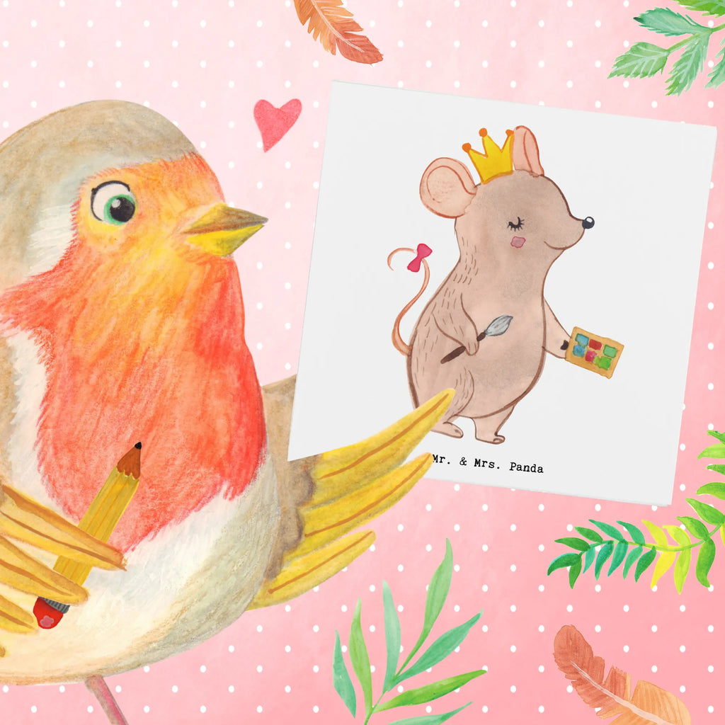 Deluxe Karte Make Up Artist Herz Karte, Hochzeitskarte, Hochwertige Klappkarte, Klappkarte, Glückwunschkarte, Hochwertige Grußkarte, Geburtstagskarte, Grußkarte, Einladungskarte, Beruf, Ausbildung, Jubiläum, Abschied, Rente, Kollege, Kollegin, Geschenk, Schenken, Arbeitskollege, Mitarbeiter, Firma, Danke, Dankeschön, Maskenbildner, Kosmetikstudio, Eröffnung, Kosmetiker, Beauty Salon, Make Up Artist, Visagist