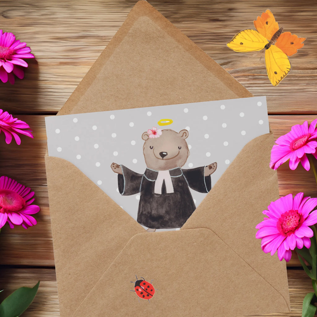 Deluxe Card Female Pastor heart Hochzeitskarte, Grußkarte, Geburtstagskarte, Hochwertige Grußkarte, Karte, Klappkarte, Hochwertige Klappkarte, Einladungskarte, Glückwunschkarte, Beruf, Ausbildung, Jubiläum, Abschied, Rente, Kollege, Kollegin, Geschenk, Schenken, Arbeitskollege, Mitarbeiter, Firma, Danke, Dankeschön, Theologin, Dienerin Gottes<br />Geistliche, Pastorin, Kirche, Pfarrerin, Predigerin<br />Priesterin