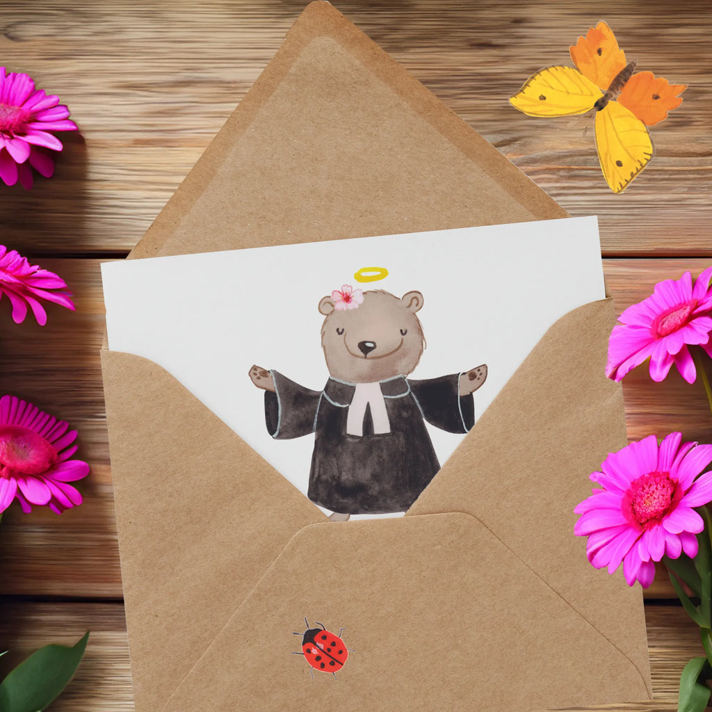 Deluxe Card Female Pastor heart Hochzeitskarte, Grußkarte, Geburtstagskarte, Hochwertige Grußkarte, Karte, Klappkarte, Hochwertige Klappkarte, Einladungskarte, Glückwunschkarte, Beruf, Ausbildung, Jubiläum, Abschied, Rente, Kollege, Kollegin, Geschenk, Schenken, Arbeitskollege, Mitarbeiter, Firma, Danke, Dankeschön, Theologin, Dienerin Gottes<br />Geistliche, Pastorin, Kirche, Pfarrerin, Predigerin<br />Priesterin