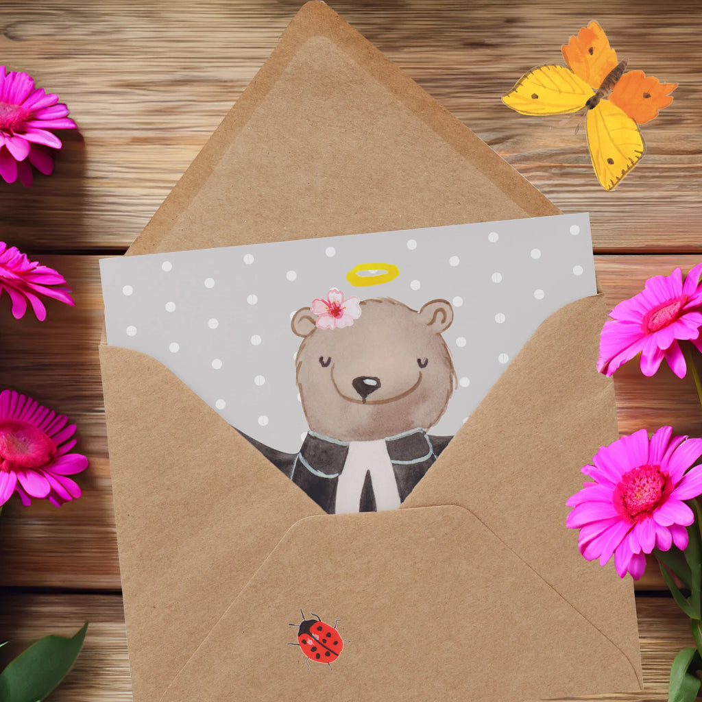 Deluxe Card Female Pastor heart Hochzeitskarte, Grußkarte, Geburtstagskarte, Hochwertige Grußkarte, Karte, Klappkarte, Hochwertige Klappkarte, Einladungskarte, Glückwunschkarte, Beruf, Ausbildung, Jubiläum, Abschied, Rente, Kollege, Kollegin, Geschenk, Schenken, Arbeitskollege, Mitarbeiter, Firma, Danke, Dankeschön, Theologin, Dienerin Gottes<br />Geistliche, Pastorin, Kirche, Pfarrerin, Predigerin<br />Priesterin