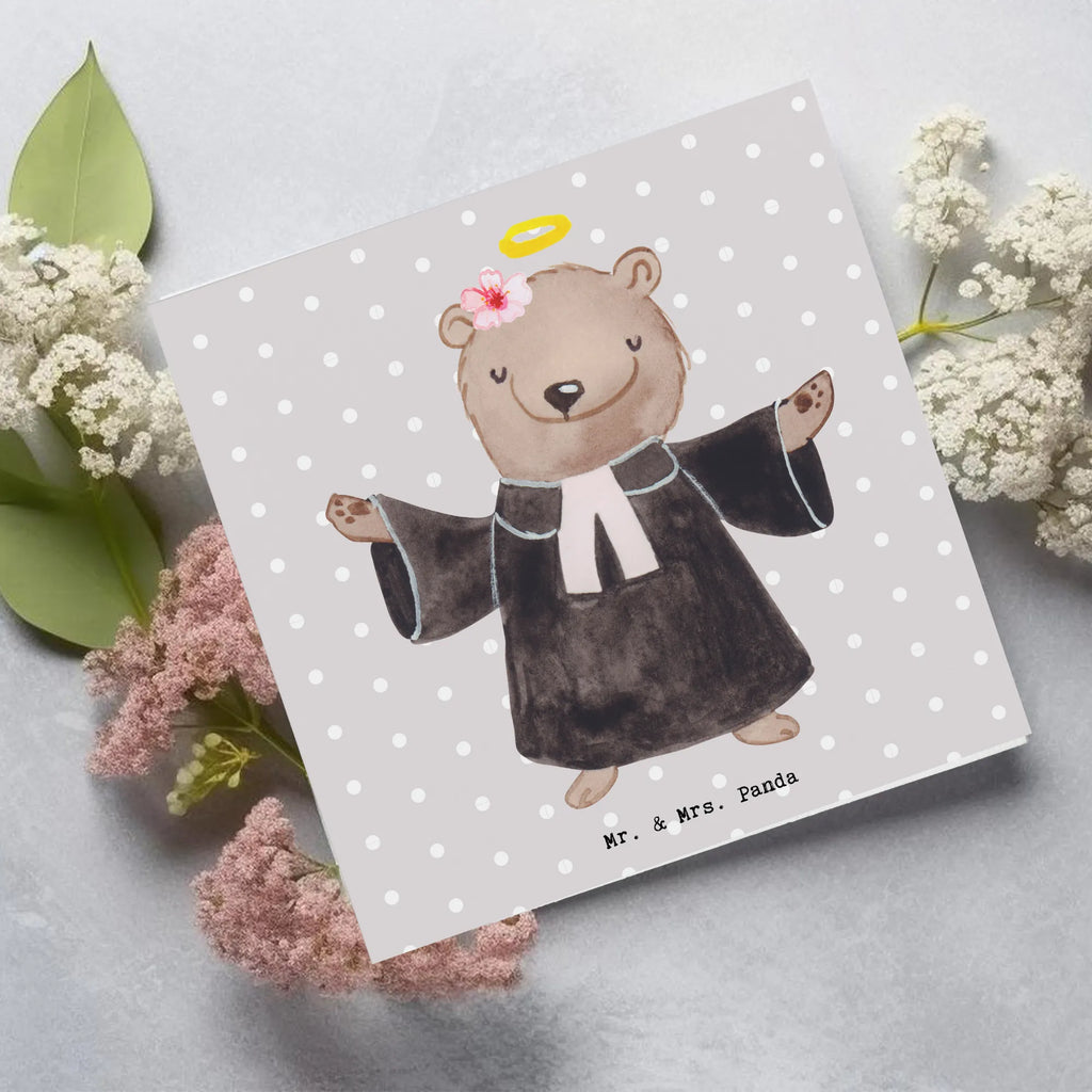 Deluxe Card Female Pastor heart Hochzeitskarte, Grußkarte, Geburtstagskarte, Hochwertige Grußkarte, Karte, Klappkarte, Hochwertige Klappkarte, Einladungskarte, Glückwunschkarte, Beruf, Ausbildung, Jubiläum, Abschied, Rente, Kollege, Kollegin, Geschenk, Schenken, Arbeitskollege, Mitarbeiter, Firma, Danke, Dankeschön, Theologin, Dienerin Gottes<br />Geistliche, Pastorin, Kirche, Pfarrerin, Predigerin<br />Priesterin