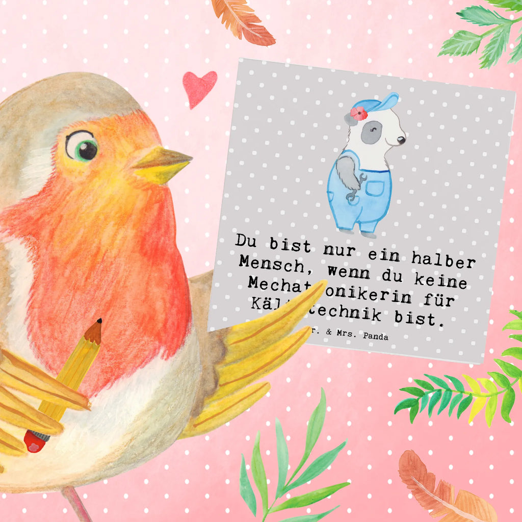 Deluxe Karte Mechatronikerin für Kältetechnik Herz Grußkarte, Glückwunschkarte, Geburtstagskarte, Karte, Klappkarte, Hochzeitskarte, Einladungskarte, Hochwertige Klappkarte, Hochwertige Grußkarte, Beruf, Ausbildung, Jubiläum, Abschied, Rente, Kollege, Kollegin, Geschenk, Schenken, Arbeitskollege, Mitarbeiter, Firma, Danke, Dankeschön, Mechatronikerin für Kältetechnik, Gesellenprüfung