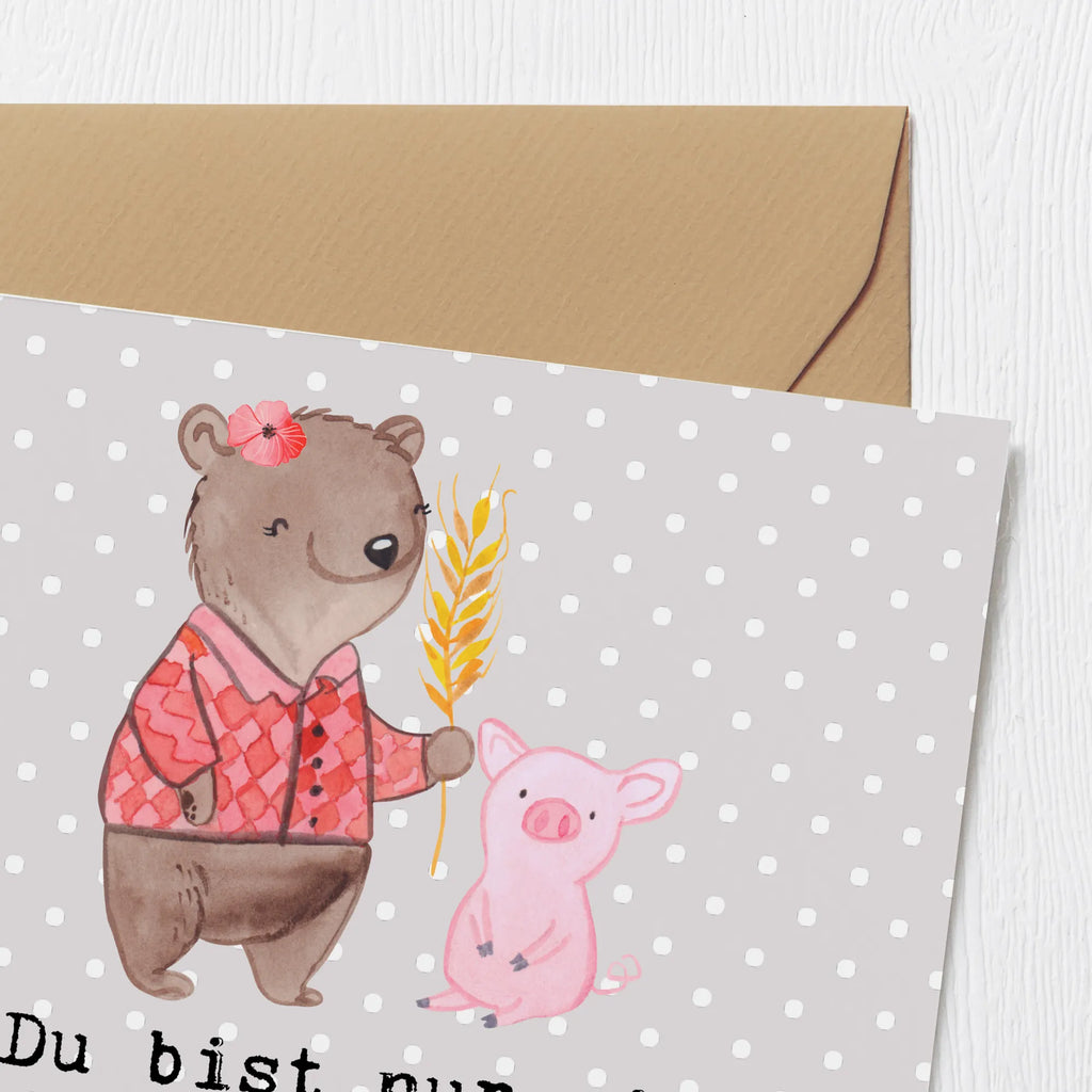 Deluxe Card female farmer Heart Hochwertige Grußkarte, Hochzeitskarte, Geburtstagskarte, Karte, Glückwunschkarte, Grußkarte, Hochwertige Klappkarte, Klappkarte, Einladungskarte, Beruf, Ausbildung, Jubiläum, Abschied, Rente, Kollege, Kollegin, Geschenk, Schenken, Arbeitskollege, Mitarbeiter, Firma, Danke, Dankeschön, Bauernhof, Farmerin, Agronomin, Bäuerin, Tierwirtin, Landwirtin