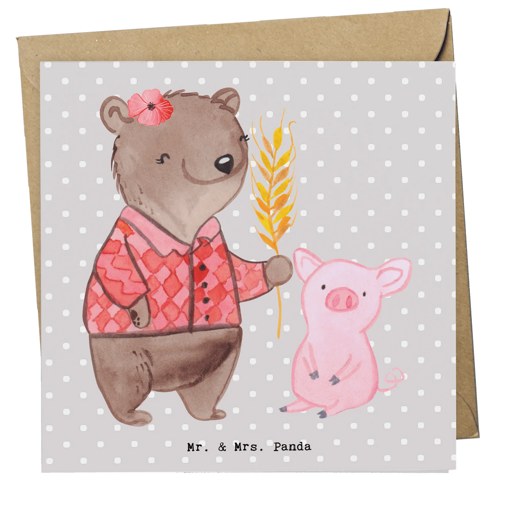 Deluxe Card female farmer Heart Hochwertige Grußkarte, Hochzeitskarte, Geburtstagskarte, Karte, Glückwunschkarte, Grußkarte, Hochwertige Klappkarte, Klappkarte, Einladungskarte, Beruf, Ausbildung, Jubiläum, Abschied, Rente, Kollege, Kollegin, Geschenk, Schenken, Arbeitskollege, Mitarbeiter, Firma, Danke, Dankeschön, Bauernhof, Farmerin, Agronomin, Bäuerin, Tierwirtin, Landwirtin