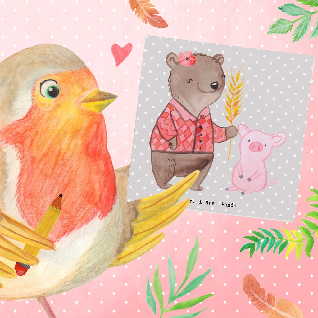 Deluxe Card female farmer Heart Hochwertige Grußkarte, Hochzeitskarte, Geburtstagskarte, Karte, Glückwunschkarte, Grußkarte, Hochwertige Klappkarte, Klappkarte, Einladungskarte, Beruf, Ausbildung, Jubiläum, Abschied, Rente, Kollege, Kollegin, Geschenk, Schenken, Arbeitskollege, Mitarbeiter, Firma, Danke, Dankeschön, Bauernhof, Farmerin, Agronomin, Bäuerin, Tierwirtin, Landwirtin