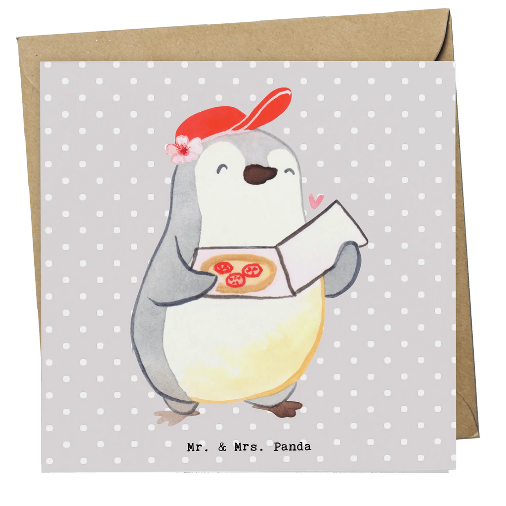 Deluxe Card Pizza maker Heart Einladungskarte, Klappkarte, Hochwertige Grußkarte, Glückwunschkarte, Karte, Hochwertige Klappkarte, Geburtstagskarte, Grußkarte, Hochzeitskarte, Beruf, Ausbildung, Jubiläum, Abschied, Rente, Kollege, Kollegin, Geschenk, Schenken, Arbeitskollege, Mitarbeiter, Firma, Danke, Dankeschön, Pizzabäckerin, Lieferbringdienst, Pizzabotin, Pizzabringdienst, Lieferdienstmitarbeiterin