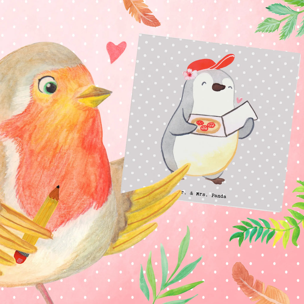 Deluxe Card Pizza maker Heart Einladungskarte, Klappkarte, Hochwertige Grußkarte, Glückwunschkarte, Karte, Hochwertige Klappkarte, Geburtstagskarte, Grußkarte, Hochzeitskarte, Beruf, Ausbildung, Jubiläum, Abschied, Rente, Kollege, Kollegin, Geschenk, Schenken, Arbeitskollege, Mitarbeiter, Firma, Danke, Dankeschön, Pizzabäckerin, Lieferbringdienst, Pizzabotin, Pizzabringdienst, Lieferdienstmitarbeiterin