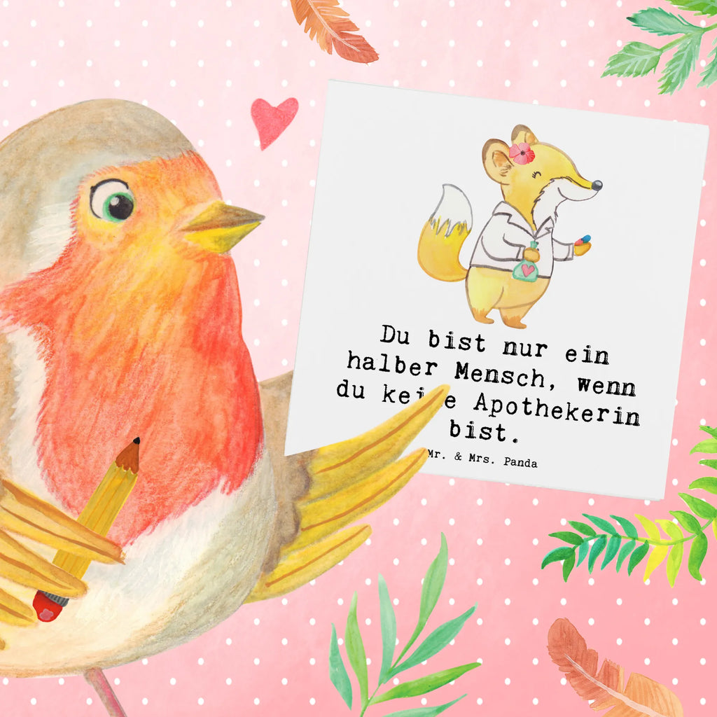 Deluxe Card Pharmacist Heart Hochwertige Grußkarte, Geburtstagskarte, Klappkarte, Karte, Hochzeitskarte, Glückwunschkarte, Hochwertige Klappkarte, Einladungskarte, Grußkarte, Beruf, Ausbildung, Jubiläum, Abschied, Rente, Kollege, Kollegin, Geschenk, Schenken, Arbeitskollege, Mitarbeiter, Firma, Danke, Dankeschön, Staatsexamen, Approbation, Pharmazie, Eröffnung Apotheke, Apothekerin