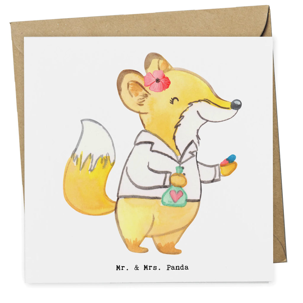 Deluxe Card Pharmacist Heart Hochwertige Grußkarte, Geburtstagskarte, Klappkarte, Karte, Hochzeitskarte, Glückwunschkarte, Hochwertige Klappkarte, Einladungskarte, Grußkarte, Beruf, Ausbildung, Jubiläum, Abschied, Rente, Kollege, Kollegin, Geschenk, Schenken, Arbeitskollege, Mitarbeiter, Firma, Danke, Dankeschön, Staatsexamen, Approbation, Pharmazie, Eröffnung Apotheke, Apothekerin