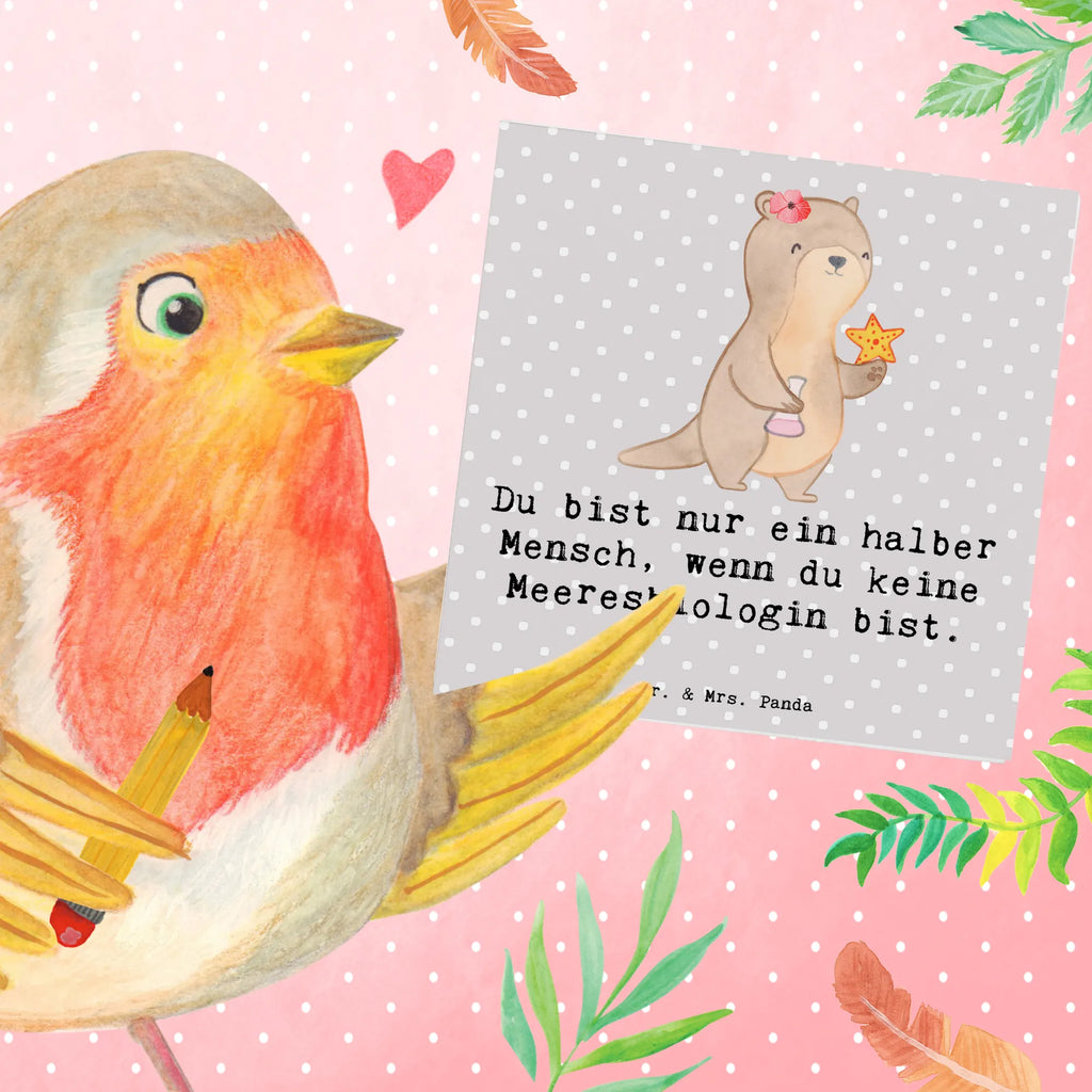 Deluxe Card Marine Biologist Heart Klappkarte, Karte, Einladungskarte, Hochwertige Grußkarte, Glückwunschkarte, Hochwertige Klappkarte, Hochzeitskarte, Geburtstagskarte, Grußkarte, Beruf, Ausbildung, Jubiläum, Abschied, Rente, Kollege, Kollegin, Geschenk, Schenken, Arbeitskollege, Mitarbeiter, Firma, Danke, Dankeschön, Studium, Naturwissenschaftlerin, Meeresbiologin, Meeresforscherin, maritime Forschung, Meereskundlerin