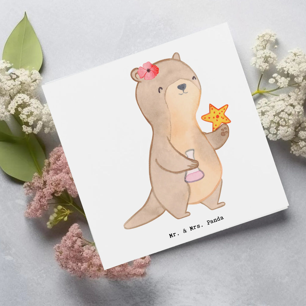 Deluxe Card Marine Biologist Heart Klappkarte, Karte, Einladungskarte, Hochwertige Grußkarte, Glückwunschkarte, Hochwertige Klappkarte, Hochzeitskarte, Geburtstagskarte, Grußkarte, Beruf, Ausbildung, Jubiläum, Abschied, Rente, Kollege, Kollegin, Geschenk, Schenken, Arbeitskollege, Mitarbeiter, Firma, Danke, Dankeschön, Studium, Naturwissenschaftlerin, Meeresbiologin, Meeresforscherin, maritime Forschung, Meereskundlerin