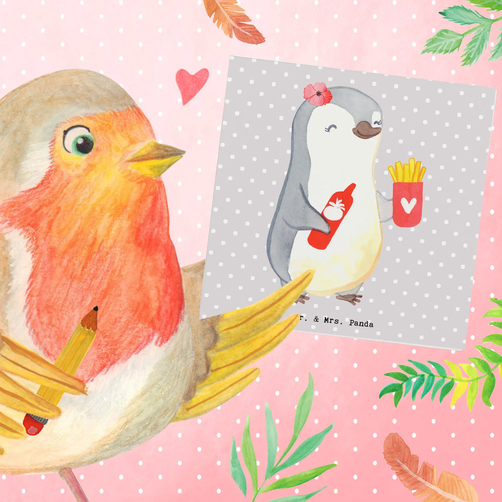 Deluxe Karte Imbissverkäuferin Herz Geburtstagskarte, Hochzeitskarte, Grußkarte, Hochwertige Klappkarte, Hochwertige Grußkarte, Einladungskarte, Karte, Glückwunschkarte, Klappkarte, Beruf, Ausbildung, Jubiläum, Abschied, Rente, Kollege, Kollegin, Geschenk, Schenken, Arbeitskollege, Mitarbeiter, Firma, Danke, Dankeschön, Pommesverkäuferin, Imibissverkäuferin, Imbissbesitzerin