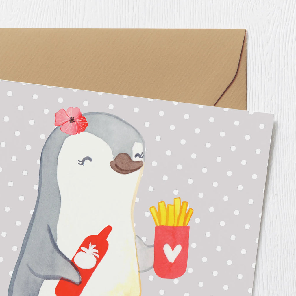 Deluxe Karte Imbissverkäuferin Herz Geburtstagskarte, Hochzeitskarte, Grußkarte, Hochwertige Klappkarte, Hochwertige Grußkarte, Einladungskarte, Karte, Glückwunschkarte, Klappkarte, Beruf, Ausbildung, Jubiläum, Abschied, Rente, Kollege, Kollegin, Geschenk, Schenken, Arbeitskollege, Mitarbeiter, Firma, Danke, Dankeschön, Pommesverkäuferin, Imibissverkäuferin, Imbissbesitzerin