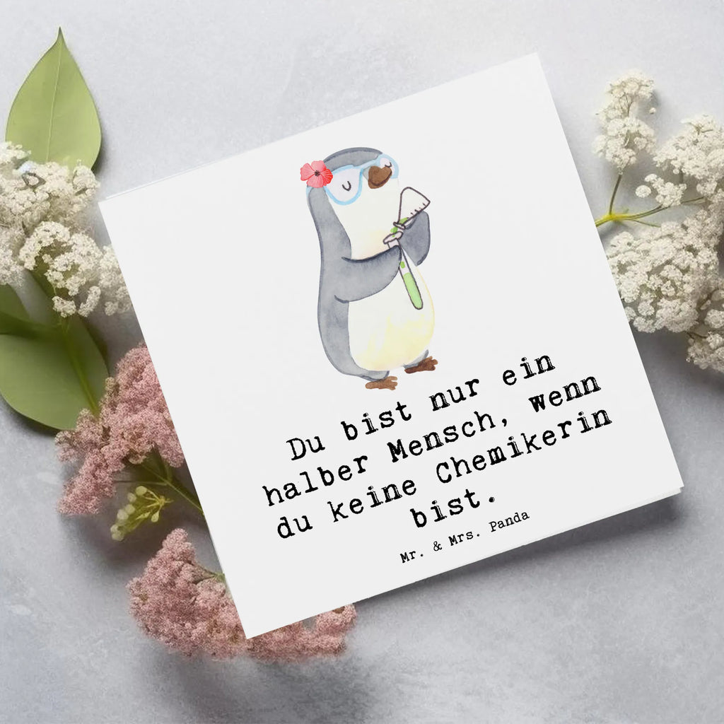 Deluxe Card Chemist Heart Glückwunschkarte, Hochwertige Klappkarte, Hochwertige Grußkarte, Einladungskarte, Karte, Grußkarte, Geburtstagskarte, Hochzeitskarte, Klappkarte, Beruf, Ausbildung, Jubiläum, Abschied, Rente, Kollege, Kollegin, Geschenk, Schenken, Arbeitskollege, Mitarbeiter, Firma, Danke, Dankeschön, Naturwissenschaftlerin, Forschung, Labor, Chemikerin, Wissenschaftlerin, Studium, Chemielaborantin