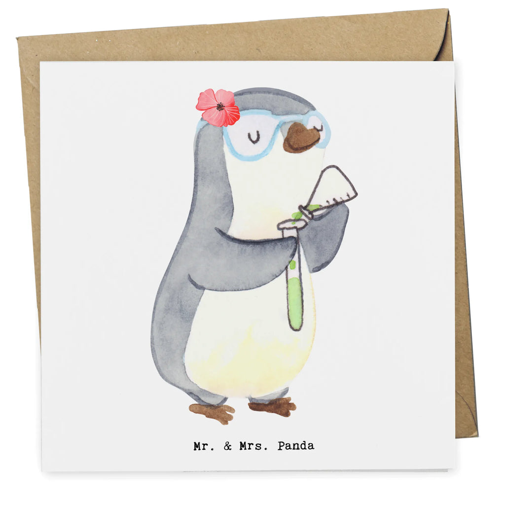 Deluxe Card Chemist Heart Glückwunschkarte, Hochwertige Klappkarte, Hochwertige Grußkarte, Einladungskarte, Karte, Grußkarte, Geburtstagskarte, Hochzeitskarte, Klappkarte, Beruf, Ausbildung, Jubiläum, Abschied, Rente, Kollege, Kollegin, Geschenk, Schenken, Arbeitskollege, Mitarbeiter, Firma, Danke, Dankeschön, Naturwissenschaftlerin, Forschung, Labor, Chemikerin, Wissenschaftlerin, Studium, Chemielaborantin