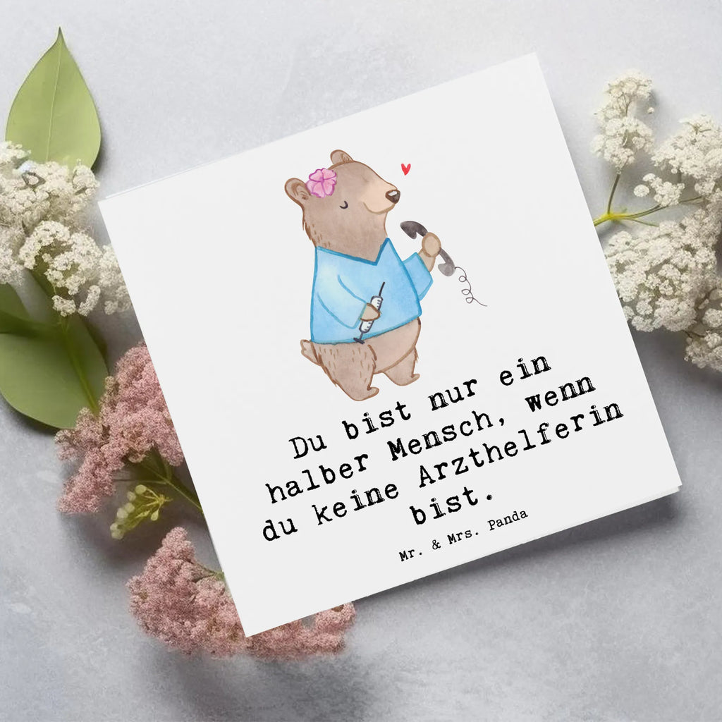 Deluxe Karte Arzthelferin Herz Karte, Hochwertige Klappkarte, Klappkarte, Hochzeitskarte, Grußkarte, Hochwertige Grußkarte, Einladungskarte, Geburtstagskarte, Glückwunschkarte, Beruf, Ausbildung, Jubiläum, Abschied, Rente, Kollege, Kollegin, Geschenk, Schenken, Arbeitskollege, Mitarbeiter, Firma, Danke, Dankeschön, Medizinische Fachangestellte, Arzthelferin