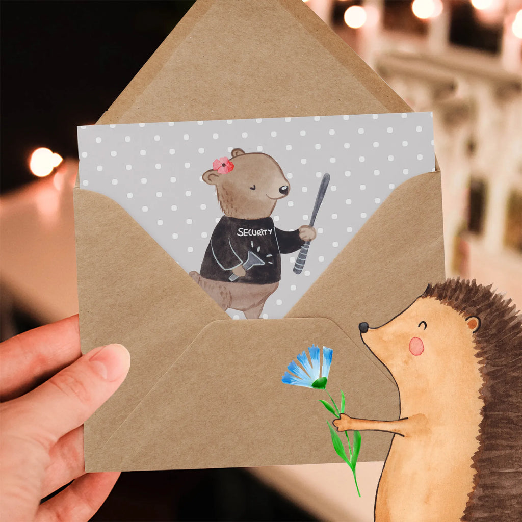 Deluxe Card Security Officer Heart Grußkarte, Hochzeitskarte, Geburtstagskarte, Hochwertige Klappkarte, Einladungskarte, Karte, Hochwertige Grußkarte, Glückwunschkarte, Klappkarte, Beruf, Ausbildung, Jubiläum, Abschied, Rente, Kollege, Kollegin, Geschenk, Schenken, Arbeitskollege, Mitarbeiter, Firma, Danke, Dankeschön