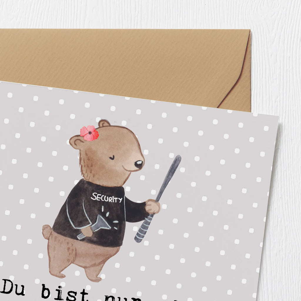 Deluxe Card Security Officer Heart Grußkarte, Hochzeitskarte, Geburtstagskarte, Hochwertige Klappkarte, Einladungskarte, Karte, Hochwertige Grußkarte, Glückwunschkarte, Klappkarte, Beruf, Ausbildung, Jubiläum, Abschied, Rente, Kollege, Kollegin, Geschenk, Schenken, Arbeitskollege, Mitarbeiter, Firma, Danke, Dankeschön