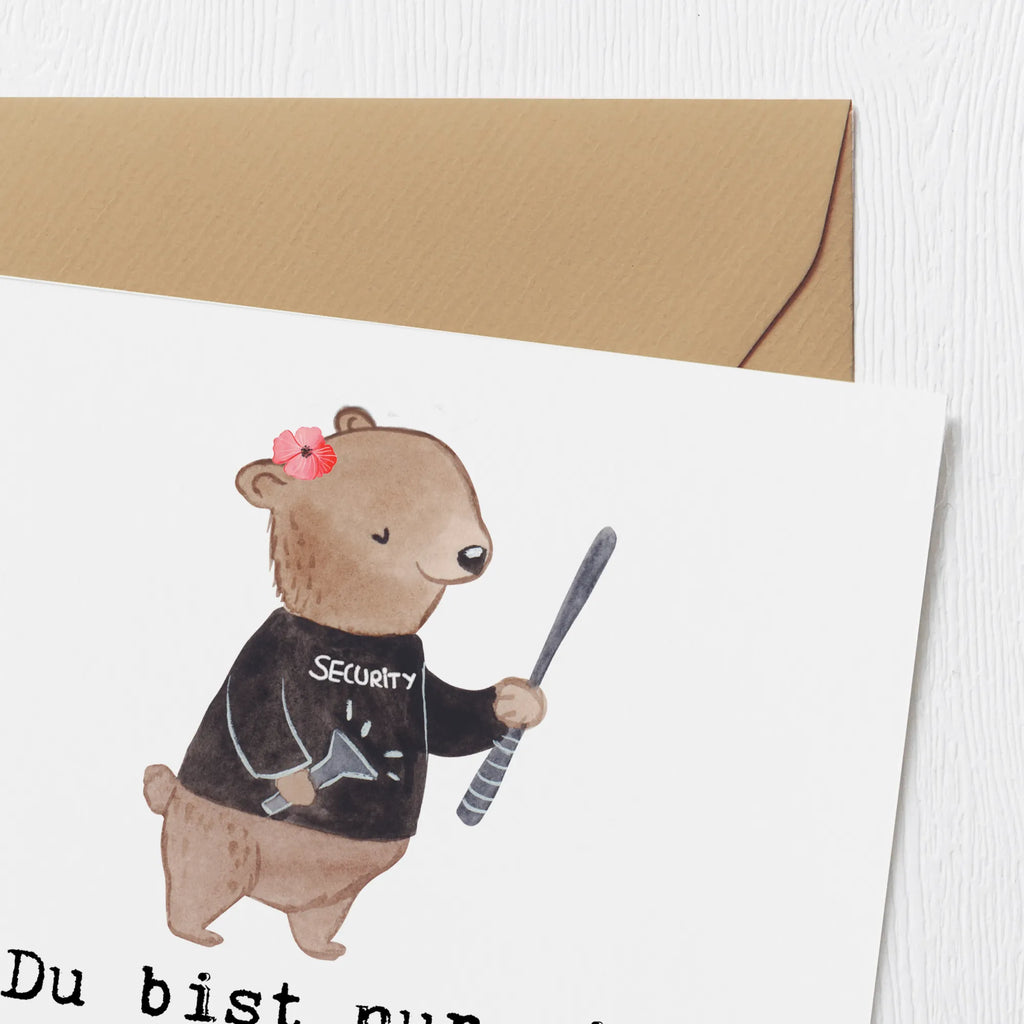 Deluxe Card Security Officer Heart Grußkarte, Hochzeitskarte, Geburtstagskarte, Hochwertige Klappkarte, Einladungskarte, Karte, Hochwertige Grußkarte, Glückwunschkarte, Klappkarte, Beruf, Ausbildung, Jubiläum, Abschied, Rente, Kollege, Kollegin, Geschenk, Schenken, Arbeitskollege, Mitarbeiter, Firma, Danke, Dankeschön