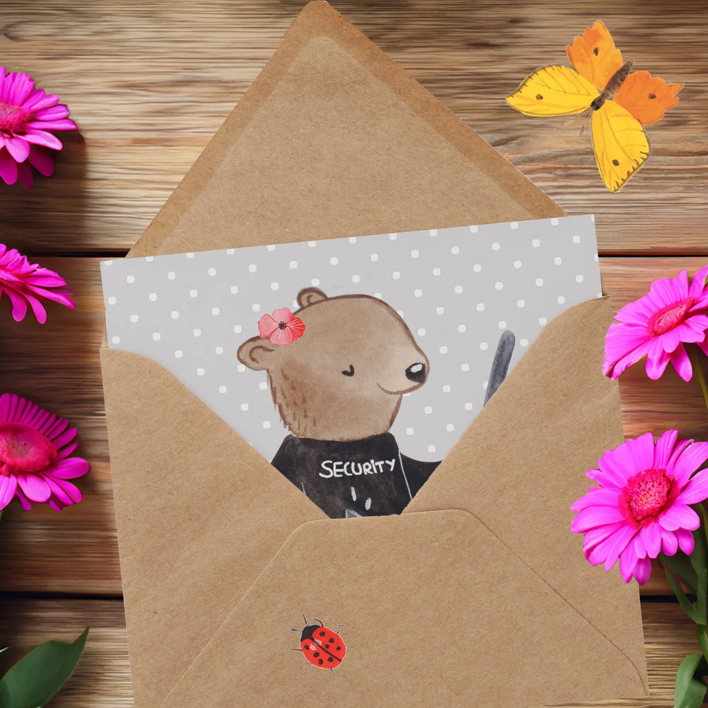 Deluxe Card Security Officer Heart Grußkarte, Hochzeitskarte, Geburtstagskarte, Hochwertige Klappkarte, Einladungskarte, Karte, Hochwertige Grußkarte, Glückwunschkarte, Klappkarte, Beruf, Ausbildung, Jubiläum, Abschied, Rente, Kollege, Kollegin, Geschenk, Schenken, Arbeitskollege, Mitarbeiter, Firma, Danke, Dankeschön