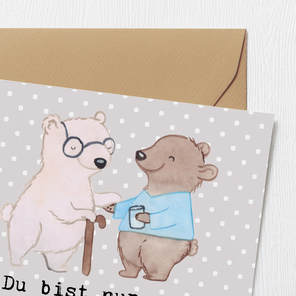 Deluxe Card Elderly Caregiver heart Klappkarte, Hochwertige Klappkarte, Einladungskarte, Geburtstagskarte, Grußkarte, Hochzeitskarte, Hochwertige Grußkarte, Karte, Glückwunschkarte, Beruf, Ausbildung, Jubiläum, Abschied, Rente, Kollege, Kollegin, Geschenk, Schenken, Arbeitskollege, Mitarbeiter, Firma, Danke, Dankeschön, Altenpfleger, Altenheim Eröffnung, Pfleger