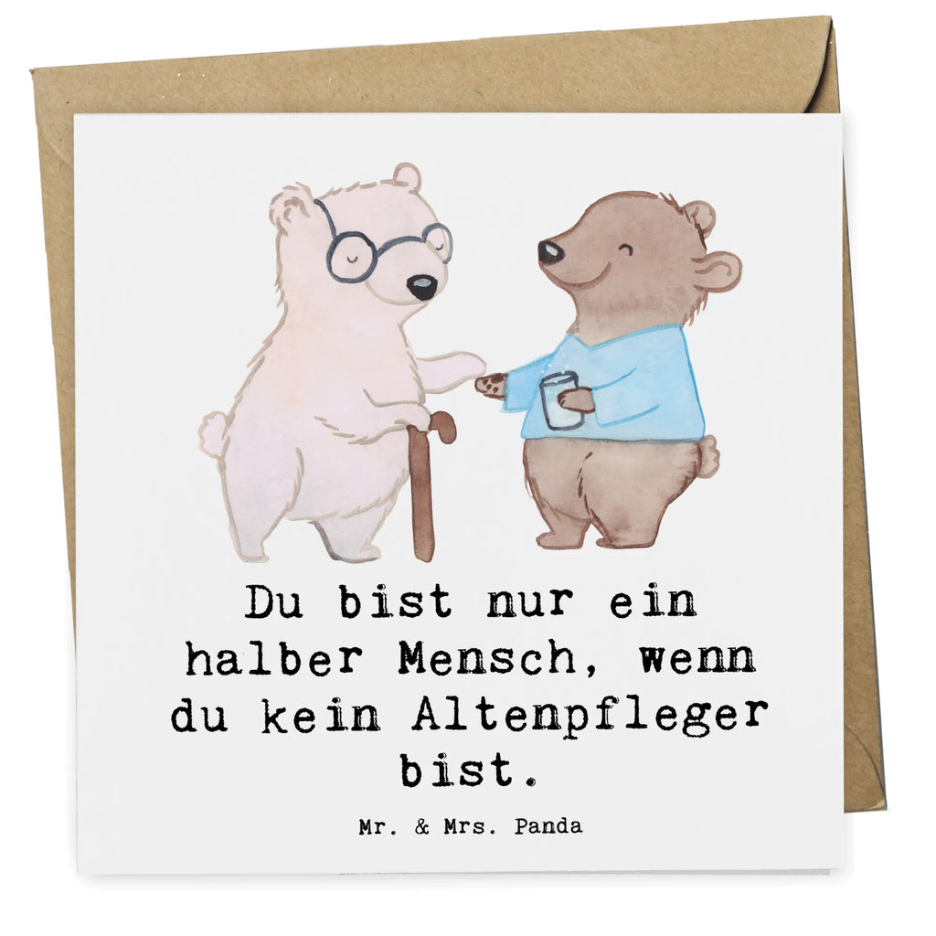 Deluxe Card Elderly Caregiver heart Klappkarte, Hochwertige Klappkarte, Einladungskarte, Geburtstagskarte, Grußkarte, Hochzeitskarte, Hochwertige Grußkarte, Karte, Glückwunschkarte, Beruf, Ausbildung, Jubiläum, Abschied, Rente, Kollege, Kollegin, Geschenk, Schenken, Arbeitskollege, Mitarbeiter, Firma, Danke, Dankeschön, Altenpfleger, Altenheim Eröffnung, Pfleger