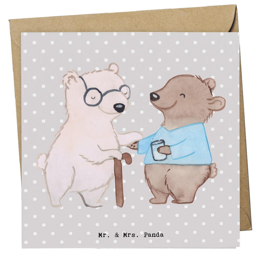 Deluxe Card Elderly Caregiver heart Klappkarte, Hochwertige Klappkarte, Einladungskarte, Geburtstagskarte, Grußkarte, Hochzeitskarte, Hochwertige Grußkarte, Karte, Glückwunschkarte, Beruf, Ausbildung, Jubiläum, Abschied, Rente, Kollege, Kollegin, Geschenk, Schenken, Arbeitskollege, Mitarbeiter, Firma, Danke, Dankeschön, Altenpfleger, Altenheim Eröffnung, Pfleger