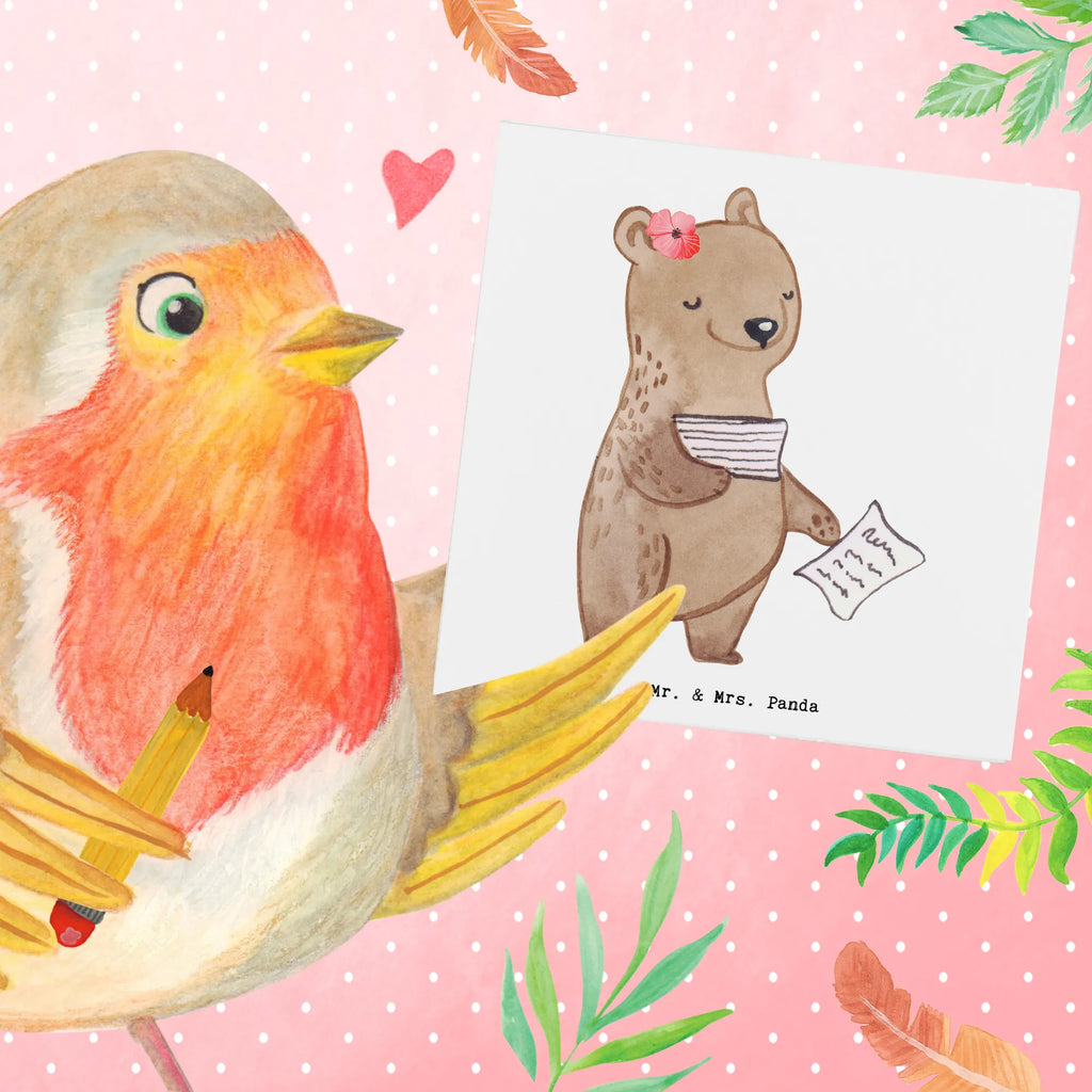 Deluxe Card office clerk Heart Glückwunschkarte, Grußkarte, Einladungskarte, Hochwertige Grußkarte, Karte, Klappkarte, Geburtstagskarte, Hochzeitskarte, Hochwertige Klappkarte, Beruf, Ausbildung, Jubiläum, Abschied, Rente, Kollege, Kollegin, Geschenk, Schenken, Arbeitskollege, Mitarbeiter, Firma, Danke, Dankeschön, Bürokauffrau, Kauffrau für Büromanagement