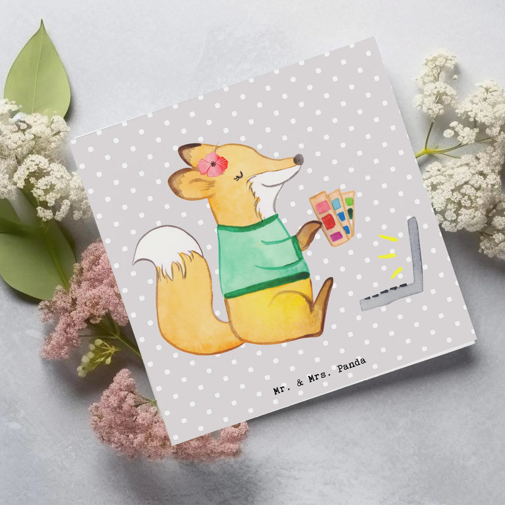 Deluxe Card graphic designer Heart Grußkarte, Hochwertige Grußkarte, Hochwertige Klappkarte, Glückwunschkarte, Karte, Klappkarte, Hochzeitskarte, Geburtstagskarte, Einladungskarte, Beruf, Ausbildung, Jubiläum, Abschied, Rente, Kollege, Kollegin, Geschenk, Schenken, Arbeitskollege, Mitarbeiter, Firma, Danke, Dankeschön, Grafikdesignerin, Grafikerin, Mediengestalter, Designer