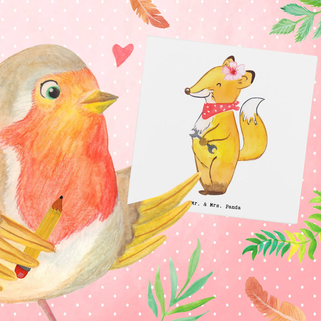 Deluxe Card Automotive Mechatronics Technician Heart Grußkarte, Karte, Glückwunschkarte, Einladungskarte, Klappkarte, Hochzeitskarte, Geburtstagskarte, Hochwertige Grußkarte, Hochwertige Klappkarte, Beruf, Ausbildung, Jubiläum, Abschied, Rente, Kollege, Kollegin, Geschenk, Schenken, Arbeitskollege, Mitarbeiter, Firma, Danke, Dankeschön, Kraftfahrzeugmechanikerin, Meisterin, Gesellenprüfung, Kfz-Mechatronikerin