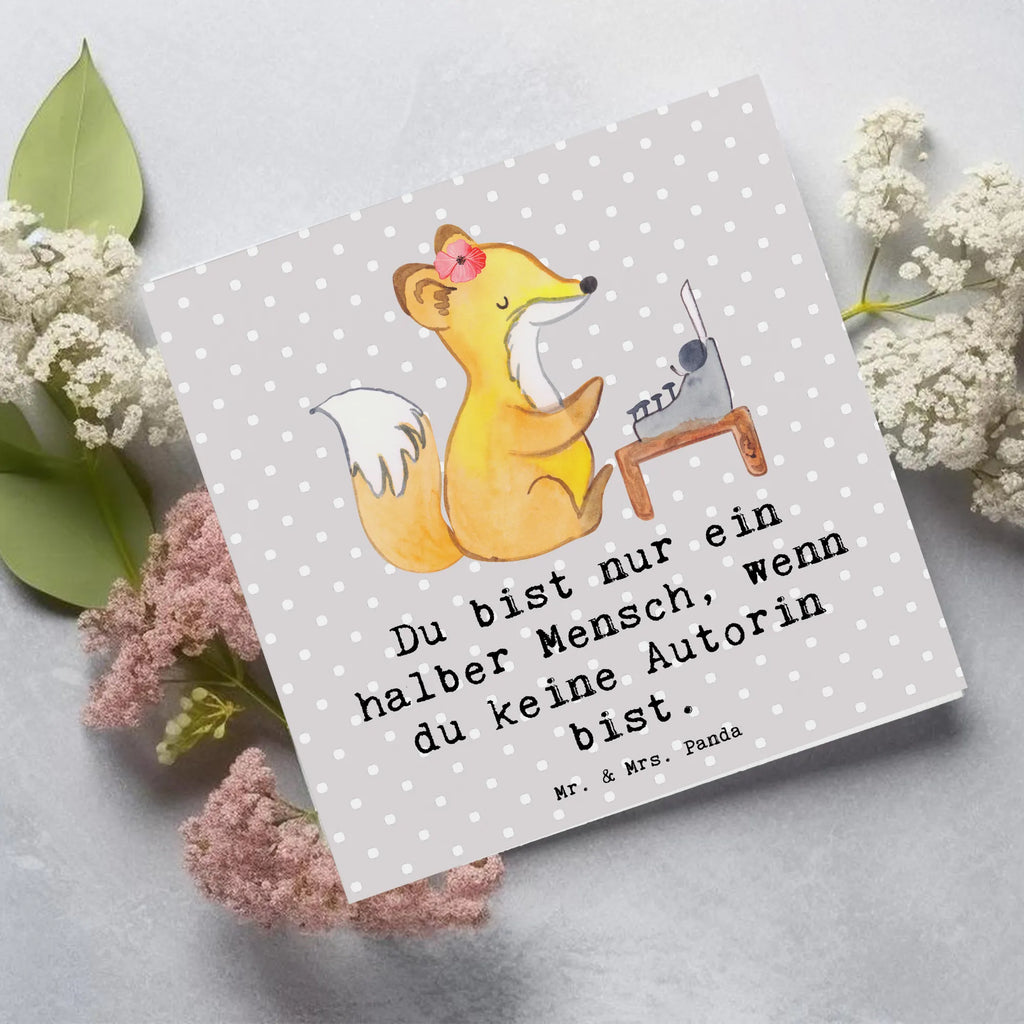 Deluxe Karte Autorin Herz Einladungskarte, Karte, Klappkarte, Hochwertige Klappkarte, Geburtstagskarte, Glückwunschkarte, Grußkarte, Hochzeitskarte, Hochwertige Grußkarte, Beruf, Ausbildung, Jubiläum, Abschied, Rente, Kollege, Kollegin, Geschenk, Schenken, Arbeitskollege, Mitarbeiter, Firma, Danke, Dankeschön, Hobbyautor, Buchveröffentlichung, Geschichtenschreiber, Schriftstellerin, Autorin, Verlag