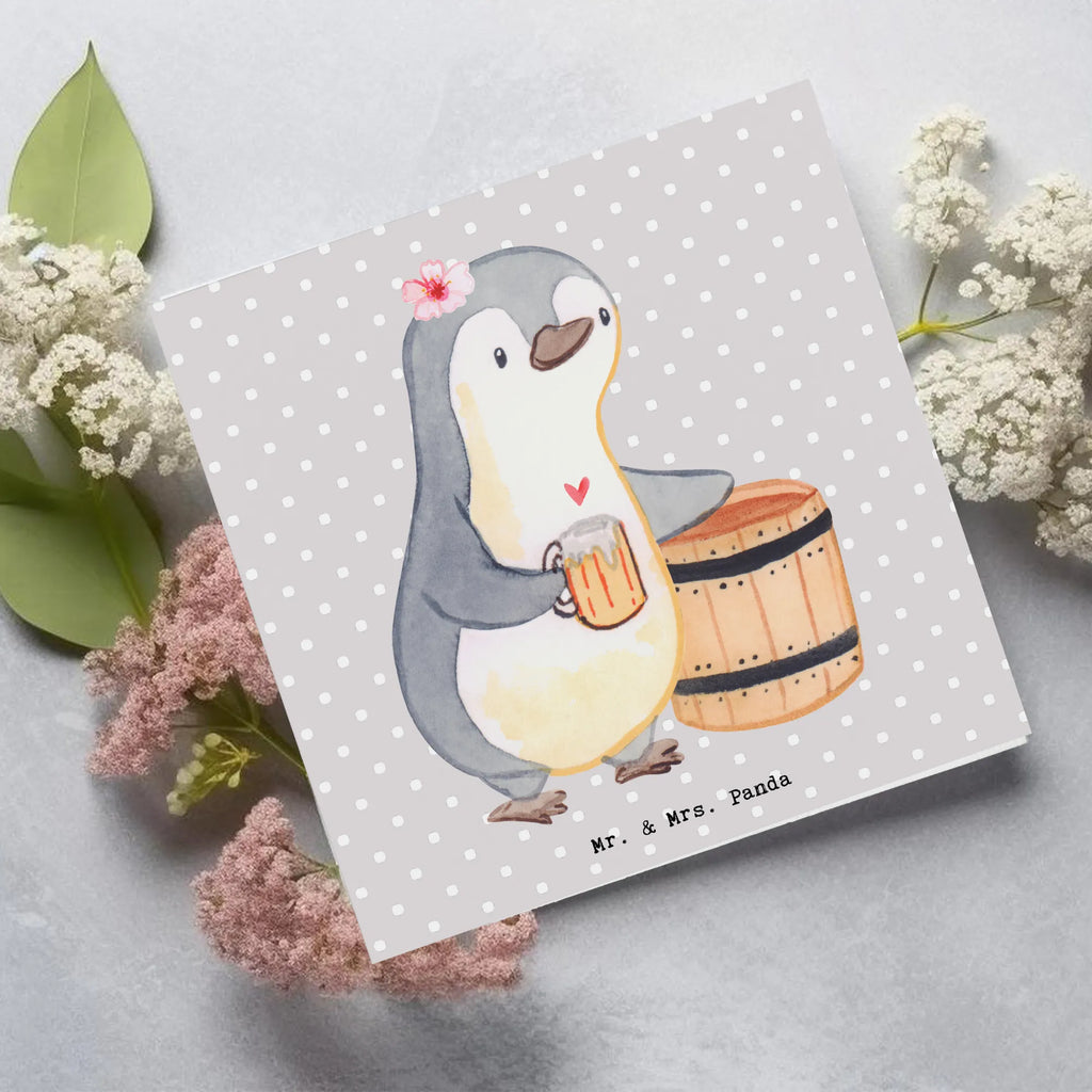 Deluxe Card Female Beer Brewer heart Hochzeitskarte, Karte, Geburtstagskarte, Klappkarte, Einladungskarte, Hochwertige Grußkarte, Glückwunschkarte, Hochwertige Klappkarte, Grußkarte, Beruf, Ausbildung, Jubiläum, Abschied, Rente, Kollege, Kollegin, Geschenk, Schenken, Arbeitskollege, Mitarbeiter, Firma, Danke, Dankeschön, Bierbrauerin, Hobbybrauen, Selbstbrauen, Heimbrauen, Bierkennerin, Bierliebe, Biergeschenk, Bierfass, Biertrinkerin