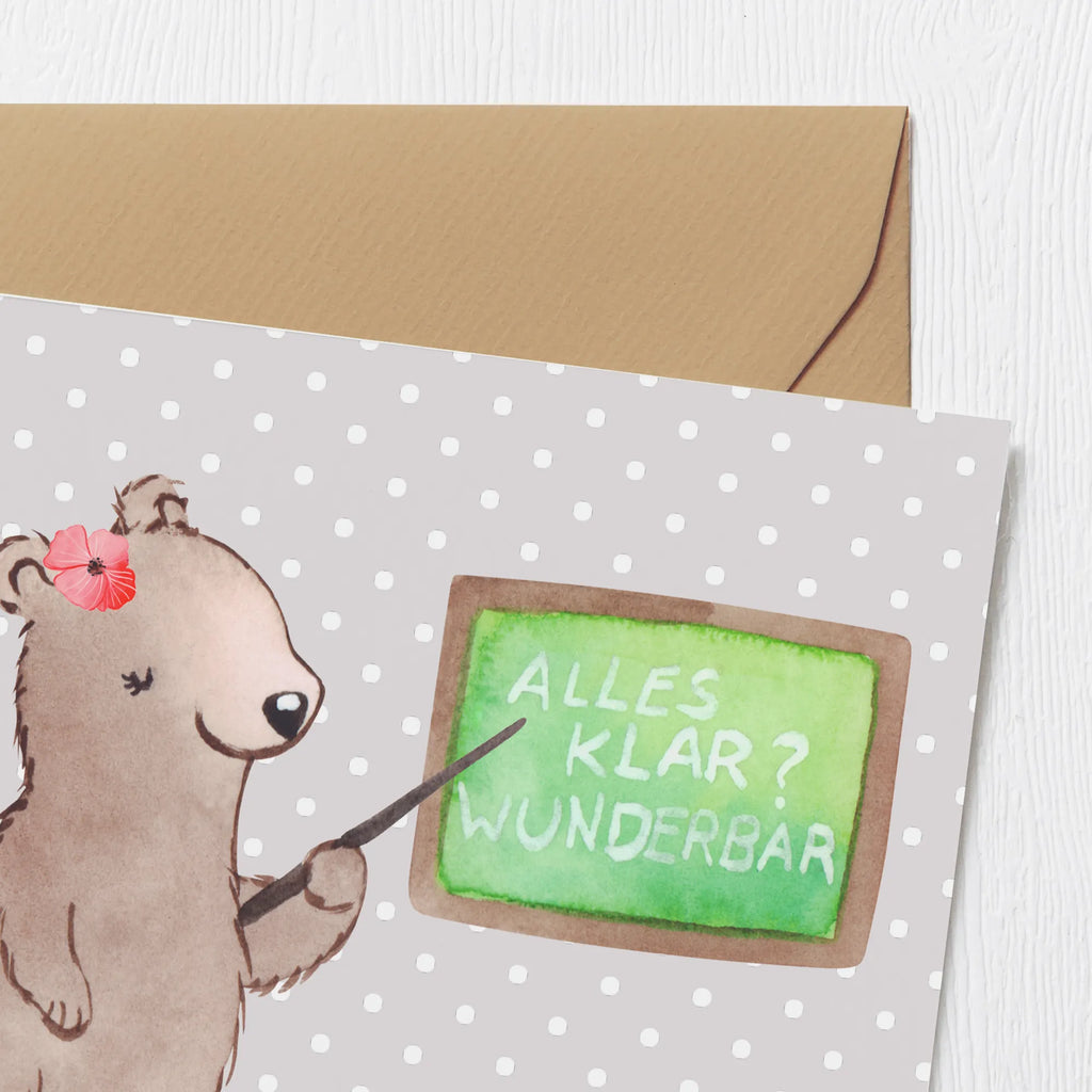 Deluxe Karte Deutschlehrerin Herz Einladungskarte, Hochzeitskarte, Karte, Geburtstagskarte, Glückwunschkarte, Grußkarte, Hochwertige Grußkarte, Hochwertige Klappkarte, Klappkarte, Beruf, Ausbildung, Jubiläum, Abschied, Rente, Kollege, Kollegin, Geschenk, Schenken, Arbeitskollege, Mitarbeiter, Firma, Danke, Dankeschön, Schule, Deutschlehrerin, Grundschule, Deutschunterricht