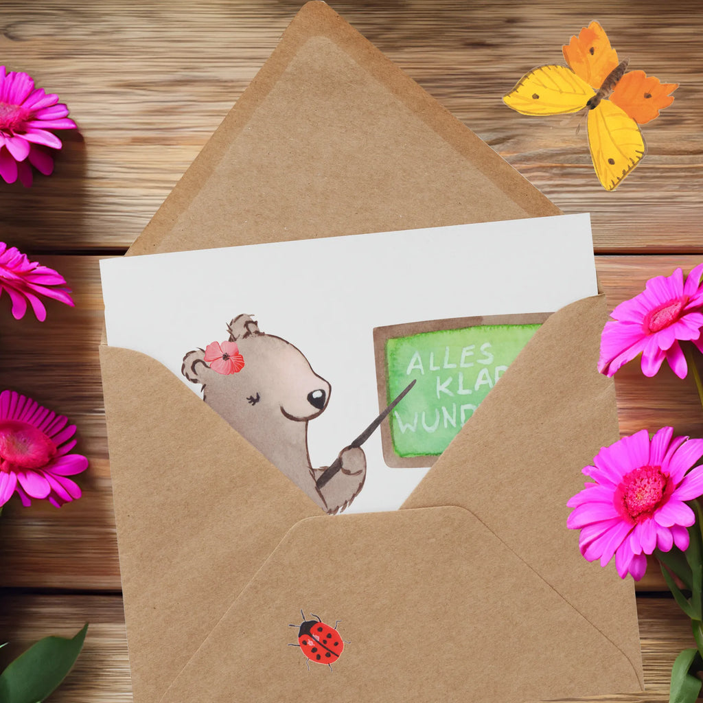 Deluxe Karte Deutschlehrerin Herz Einladungskarte, Hochzeitskarte, Karte, Geburtstagskarte, Glückwunschkarte, Grußkarte, Hochwertige Grußkarte, Hochwertige Klappkarte, Klappkarte, Beruf, Ausbildung, Jubiläum, Abschied, Rente, Kollege, Kollegin, Geschenk, Schenken, Arbeitskollege, Mitarbeiter, Firma, Danke, Dankeschön, Schule, Deutschlehrerin, Grundschule, Deutschunterricht