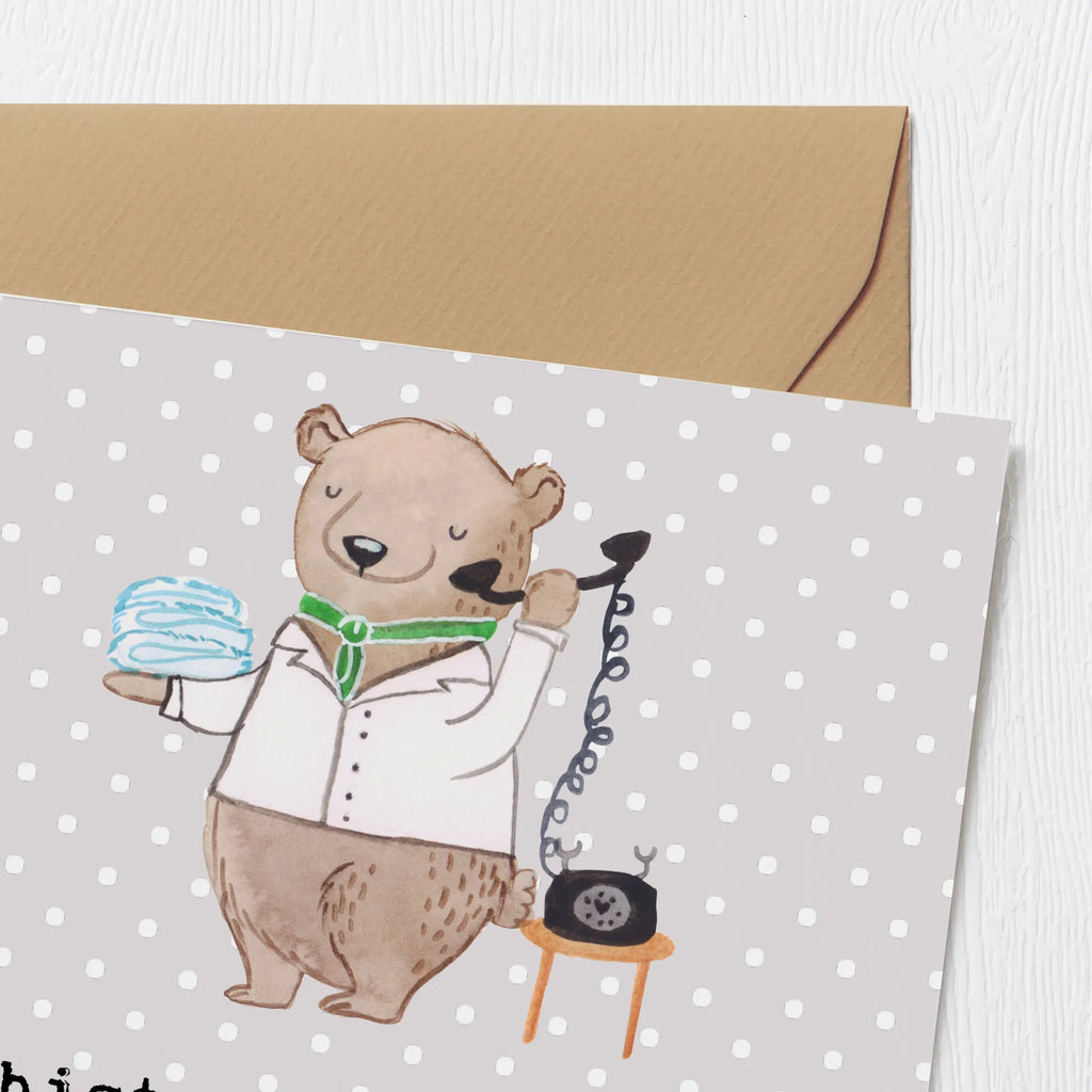 Deluxe Card Hotel Manager Heart Karte, Hochzeitskarte, Hochwertige Grußkarte, Hochwertige Klappkarte, Klappkarte, Geburtstagskarte, Grußkarte, Glückwunschkarte, Einladungskarte, Beruf, Ausbildung, Jubiläum, Abschied, Rente, Kollege, Kollegin, Geschenk, Schenken, Arbeitskollege, Mitarbeiter, Firma, Danke, Dankeschön, Hotelier, Hoteleröffnung, Hotelkauffrau, Hotelfachangestellte, Hotelfachfrau