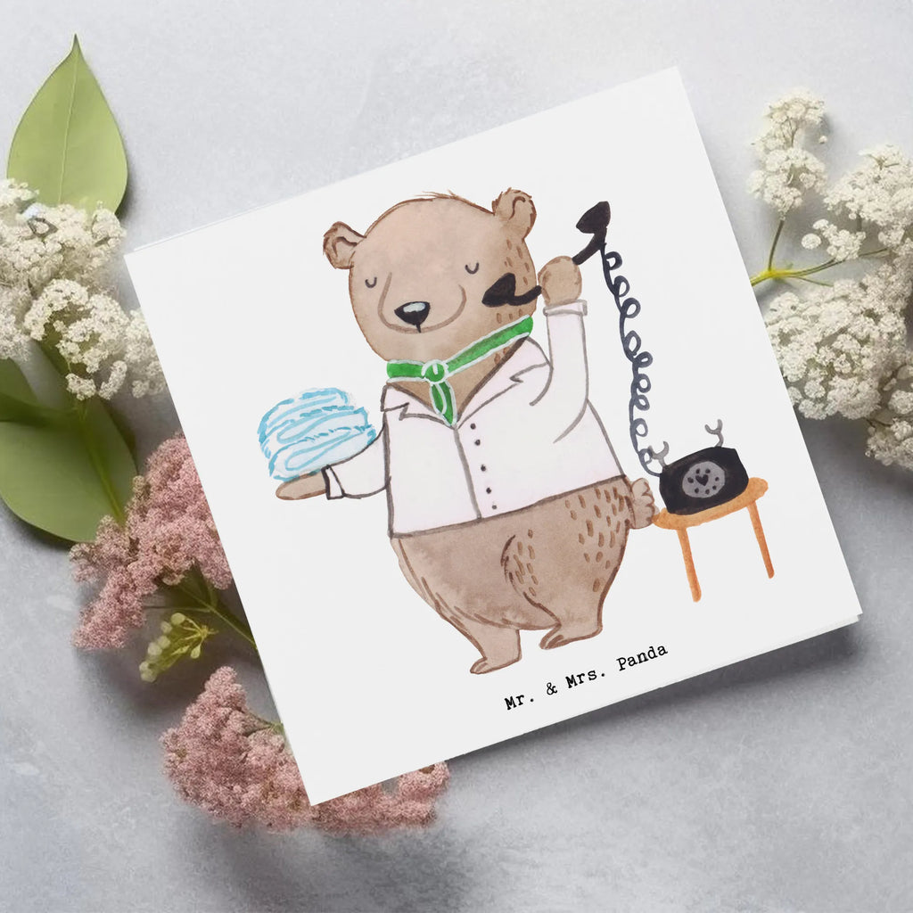 Deluxe Card Hotel Manager Heart Karte, Hochzeitskarte, Hochwertige Grußkarte, Hochwertige Klappkarte, Klappkarte, Geburtstagskarte, Grußkarte, Glückwunschkarte, Einladungskarte, Beruf, Ausbildung, Jubiläum, Abschied, Rente, Kollege, Kollegin, Geschenk, Schenken, Arbeitskollege, Mitarbeiter, Firma, Danke, Dankeschön, Hotelier, Hoteleröffnung, Hotelkauffrau, Hotelfachangestellte, Hotelfachfrau