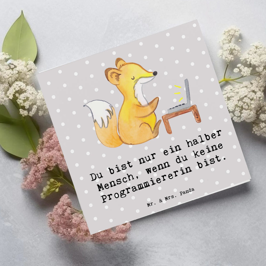 Deluxe Card Programmer Heart Klappkarte, Hochzeitskarte, Hochwertige Grußkarte, Grußkarte, Karte, Hochwertige Klappkarte, Einladungskarte, Glückwunschkarte, Geburtstagskarte, Beruf, Ausbildung, Jubiläum, Abschied, Rente, Kollege, Kollegin, Geschenk, Schenken, Arbeitskollege, Mitarbeiter, Firma, Danke, Dankeschön, Softwareingenieurin, IT-Spezialistin, Computerfachfrau, Nerd, Softwarentwicklerin, Computerfreak, Programmiererin, Datenverarbeiterin