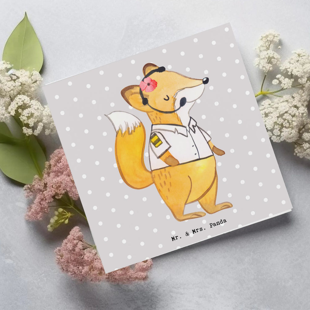 Deluxe Card female pilot Heart Geburtstagskarte, Karte, Hochwertige Klappkarte, Grußkarte, Klappkarte, Einladungskarte, Hochzeitskarte, Glückwunschkarte, Hochwertige Grußkarte, Beruf, Ausbildung, Jubiläum, Abschied, Rente, Kollege, Kollegin, Geschenk, Schenken, Arbeitskollege, Mitarbeiter, Firma, Danke, Dankeschön, Cockpit, Flugkapitänin, Flugzeug, Pilotin