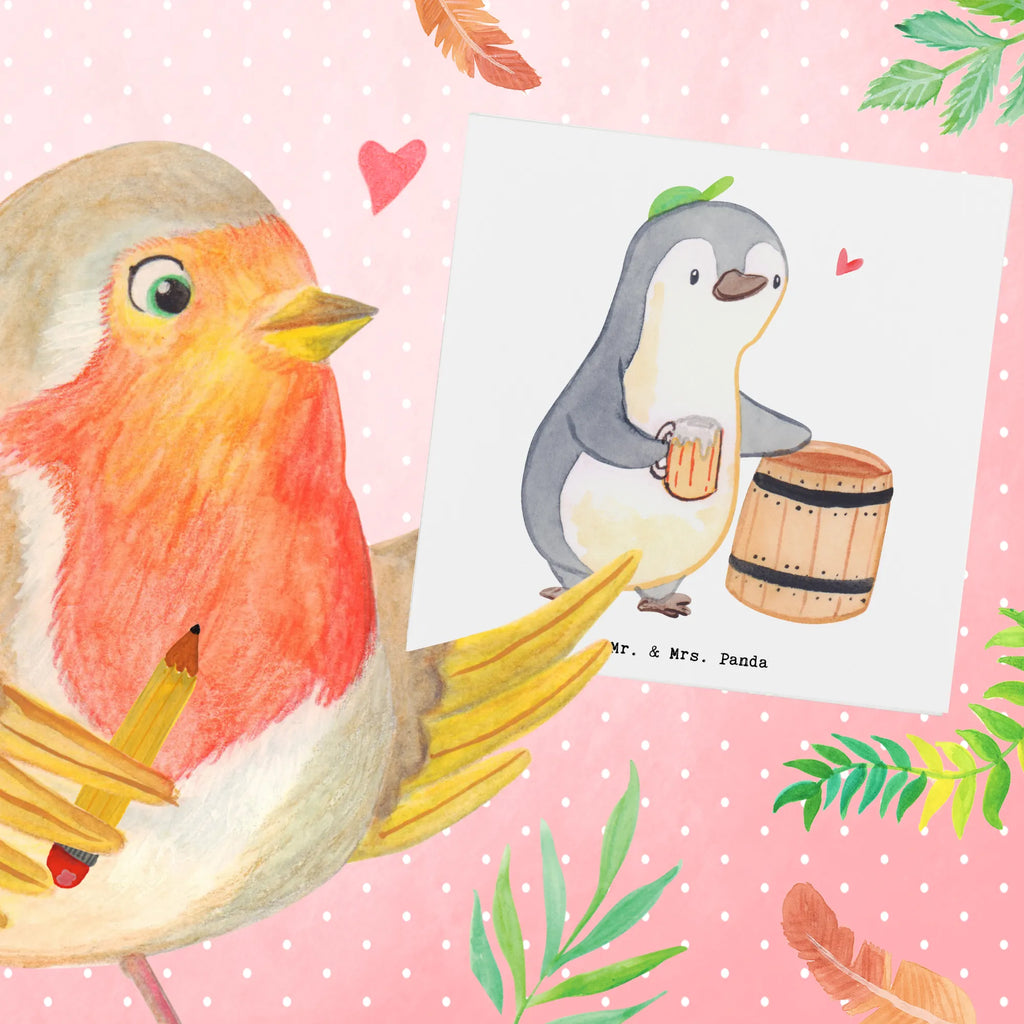 Deluxe Card beer brewer heart Karte, Hochwertige Klappkarte, Hochzeitskarte, Einladungskarte, Hochwertige Grußkarte, Grußkarte, Geburtstagskarte, Klappkarte, Glückwunschkarte, Beruf, Ausbildung, Jubiläum, Abschied, Rente, Kollege, Kollegin, Geschenk, Schenken, Arbeitskollege, Mitarbeiter, Firma, Danke, Dankeschön, Bierliebe, Heimbrauen, Biergeschenk, Bierfass, Biertrinker, Bierbrauer, Selbstbrauen, Bierkenner, Hobbybrauen