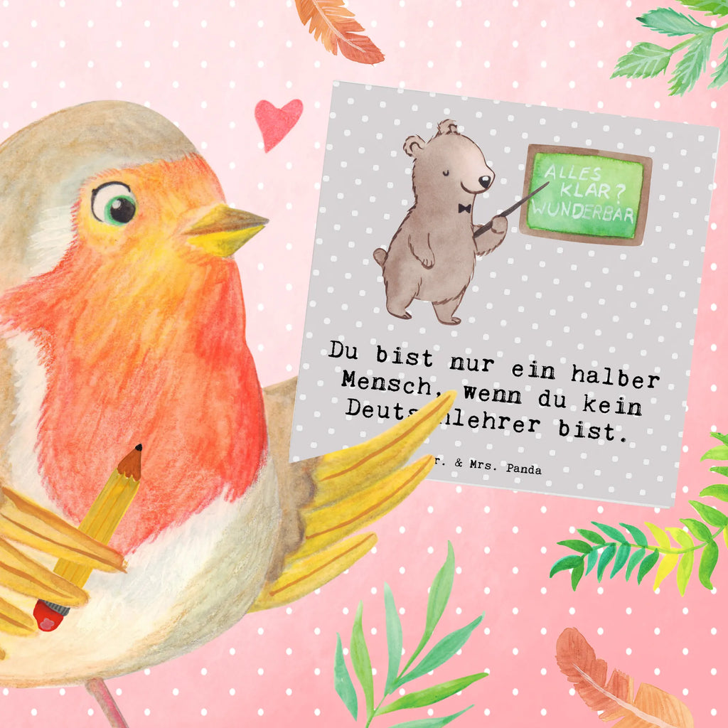 Deluxe Card German teacher Heart Klappkarte, Hochzeitskarte, Hochwertige Grußkarte, Karte, Hochwertige Klappkarte, Einladungskarte, Glückwunschkarte, Grußkarte, Geburtstagskarte, Beruf, Ausbildung, Jubiläum, Abschied, Rente, Kollege, Kollegin, Geschenk, Schenken, Arbeitskollege, Mitarbeiter, Firma, Danke, Dankeschön, Schule, Deutschunterricht, Deutschlehrer, Grundschule