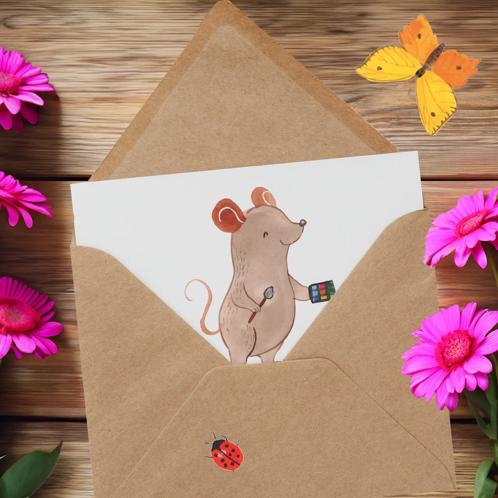 Deluxe Card Beautician Heart Grußkarte, Klappkarte, Geburtstagskarte, Karte, Hochzeitskarte, Hochwertige Grußkarte, Einladungskarte, Hochwertige Klappkarte, Glückwunschkarte, Beruf, Ausbildung, Jubiläum, Abschied, Rente, Kollege, Kollegin, Geschenk, Schenken, Arbeitskollege, Mitarbeiter, Firma, Danke, Dankeschön, Make Up Artist, Maskenbildner, Kosmetiker, Beauty Salon, Kosmetikstudio, Eröffnung, Visagist