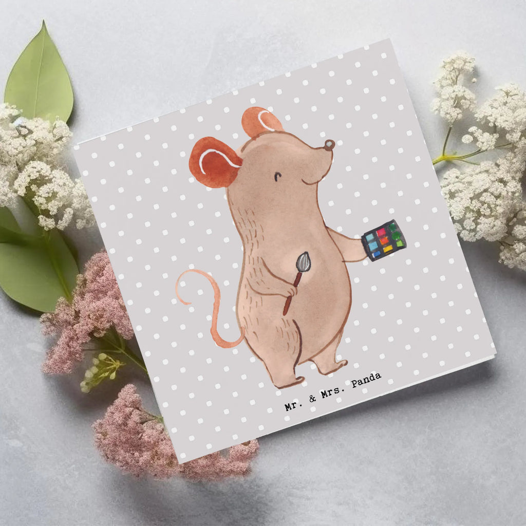 Deluxe Card Beautician Heart Grußkarte, Klappkarte, Geburtstagskarte, Karte, Hochzeitskarte, Hochwertige Grußkarte, Einladungskarte, Hochwertige Klappkarte, Glückwunschkarte, Beruf, Ausbildung, Jubiläum, Abschied, Rente, Kollege, Kollegin, Geschenk, Schenken, Arbeitskollege, Mitarbeiter, Firma, Danke, Dankeschön, Make Up Artist, Maskenbildner, Kosmetiker, Beauty Salon, Kosmetikstudio, Eröffnung, Visagist